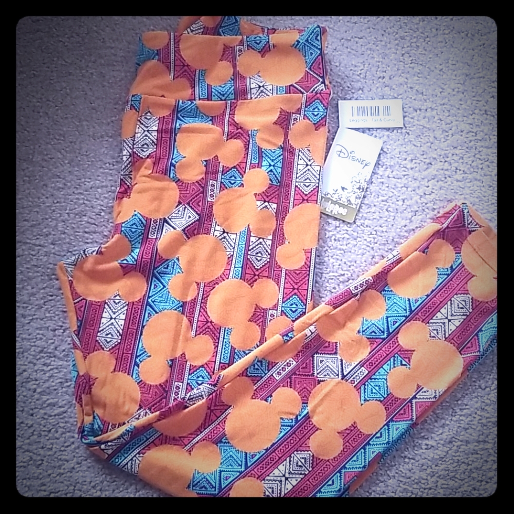 Lularoe TC Disney Mickey Mouse leggings BNWT